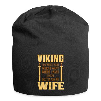 Viking I Do What I Want When I Want Odin - Jersey-Beanie - Schwarz - Vorne