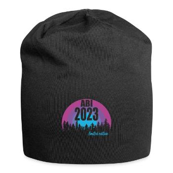 Abitur Gymnasium Damen und Herren Abi 2023 - Jersey-Beanie - Schwarz - Vorne