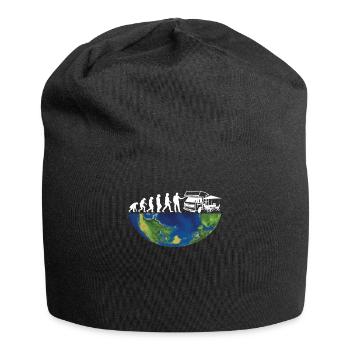 Camper Gift Idea Camping - Jersey Beanie - black - Front