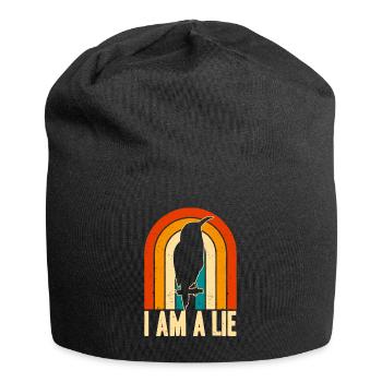 Vintage Retro I Am A Lie - Jersey Beanie - black - Front