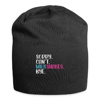 I love Milkshakes Milkshake Gift - Jersey Beanie - black - Front