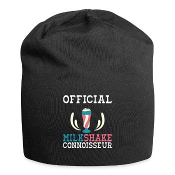 Ich liebe Milchshakes Milchshake Geschenk - Jersey-Beanie - Schwarz - Vorne