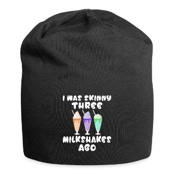 I love Milkshakes Milkshake Gift - Jersey Beanie - black - Front