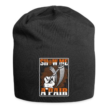 Clay Pigeon Shooting & Funny Sport Shooter Clay Pigeons - Bonnet en jersey - noir - Devant