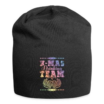 X-mas Drinking Team - Jersey-Beanie - Schwarz - Vorne