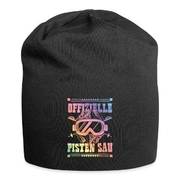 Ofizielle Pisten Sau - Jersey-Beanie - Schwarz - Vorne
