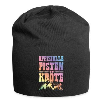 Ofizielle Pisten Kröte - Jersey-Beanie - Schwarz - Vorne