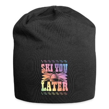 Ski Skiing - Jersey Beanie - black - Front