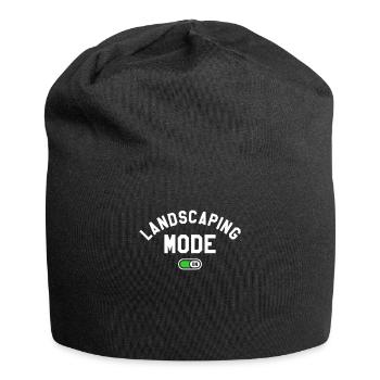 Landscaping Mode On Lawn Mowing Grass Mower - Jersey Beanie - black - Front