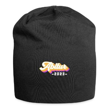 Abitur Gymnasium Damen und Herren Abi 2023 - Jersey-Beanie - Schwarz - Vorne