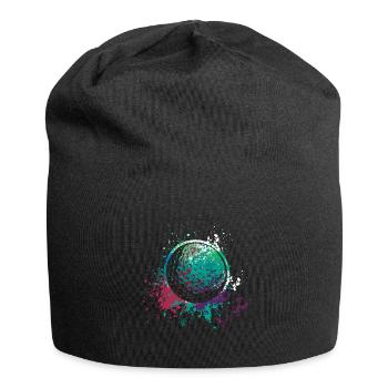 Splash Art Golf Balle de golf - Bonnet en jersey - noir - Devant