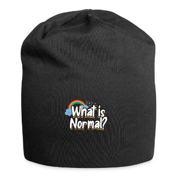 What is standard time for modern thinking lqbtq - Jersey Beanie - black - Front