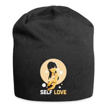 Self-love Self-love Positively Sweet - Jersey Beanie - black - Front