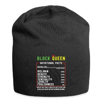 Black Melanin Pride Black History Month - Jersey Beanie - black - Front