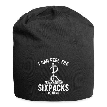 Horseshoe Pitching Ringer Sixpack Game Tosser - Jersey-Beanie - Schwarz - Vorne