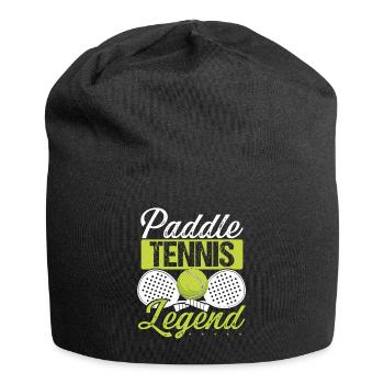 Paddle Tennis Player Match Paddle Legend - Jersey-Beanie - Schwarz - Vorne
