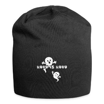 Halloween Geisterstunde Halloweenkostüm - Jersey-Beanie - Schwarz - Vorne