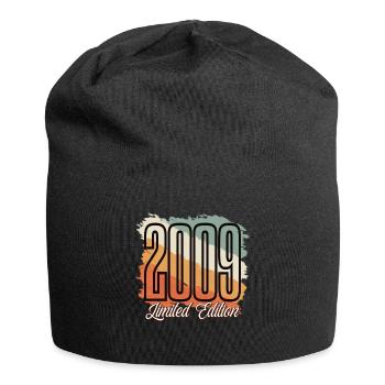 2009 Année de naissance Anniversaire Année de construction Vintage Rétro - Bonnet en jersey - noir - Devant