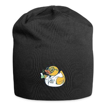 Badeente Wissenschaftler - Jersey-Beanie - Schwarz - Vorne