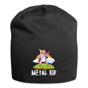 Guitar Metal Kid Music Heavy Rock Dab Unicorn - Jersey-Beanie - Schwarz - Vorne