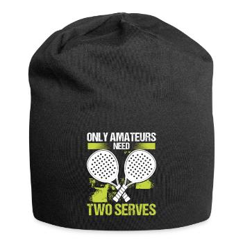 Joueur de paddle-tennis Match Amateur Paddle Team - Bonnet en jersey - noir - Devant