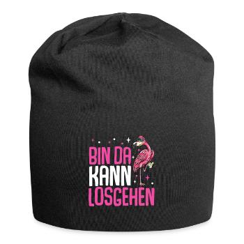 Flamingo JGA - Jersey-Beanie - Schwarz - Vorne