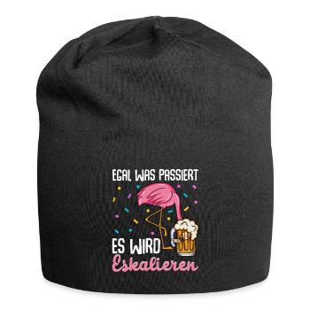 Flamingo JGA - Jersey-Beanie - Schwarz - Vorne