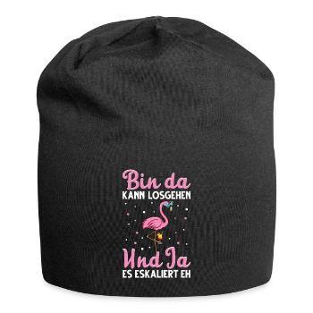Flamingo JGA - Jersey-Beanie - Schwarz - Vorne
