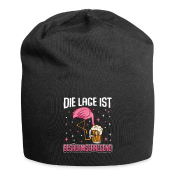 Flamingo JGA - Jersey-Beanie - Schwarz - Vorne