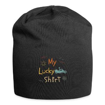 Trike Trike Rider Motor Trike Vintage Trike Bike - Jersey Beanie - black - Front
