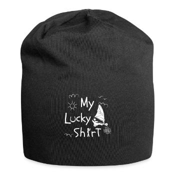 Beach Sailing Windracer Funny Land Sailor - Jersey Beanie - black - Front