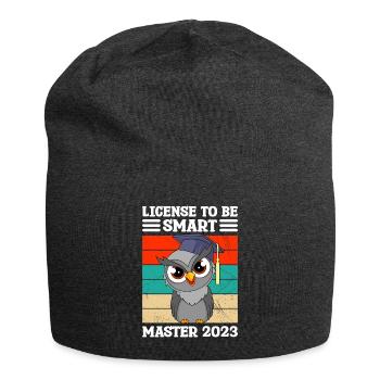 Lizenz zum Klugscheißen Master 2023 - Jersey-Beanie - Anthrazit - Vorne