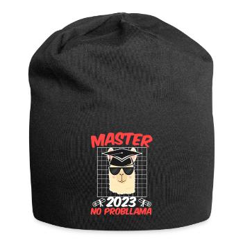 Master 2023 NO Probllama Master Degree - Jersey Beanie - black - Front