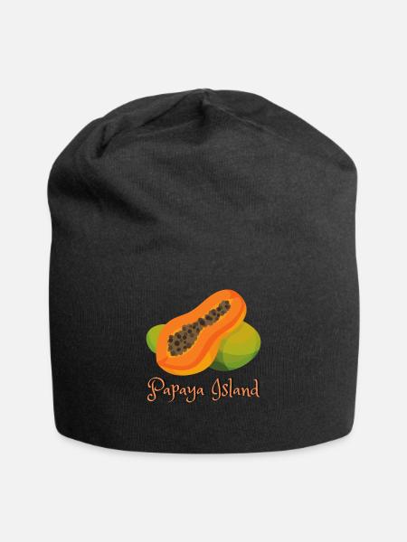Papaya Island - Jersey-Beanie - Schwarz