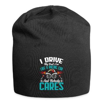 I drive my father's car like a - Jersey Beanie - black - Front