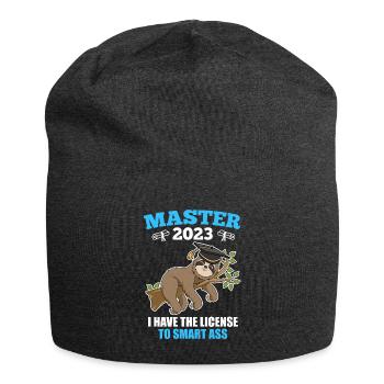 Master 2023 Licence à Clever Shit - Bonnet en jersey - charbon - Devant