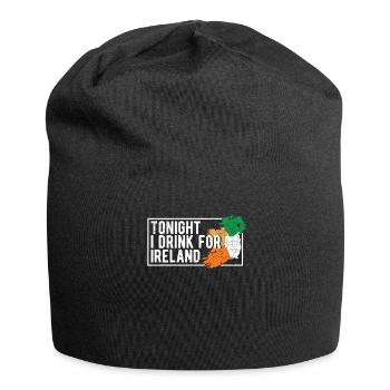 St. Patrick's Day Irische Flagge Heute Abend - Jersey-Beanie - Schwarz - Vorne