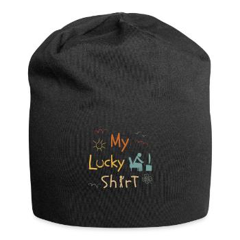 Gamer PC games gaming Konsolen zocken lustiges - Jersey-Beanie - Schwarz - Vorne