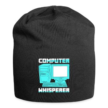 Codage du logiciel Computer Whisperer - Bonnet en jersey - noir - Devant