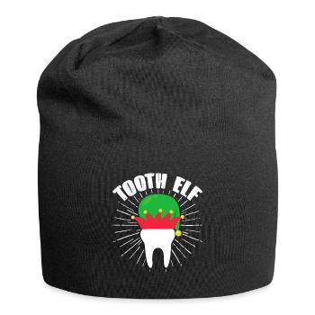 Weihnachten Zahnarzt Zahnhygieniker Zahn Elfe Pass - Jersey-Beanie - Schwarz - Vorne
