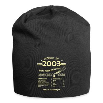 Super Original Anniversaire 20 ans vintage 2003 - Bonnet en jersey - noir - Devant