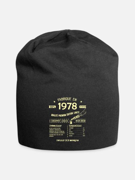Super Original Anniversaire 45 ans vintage 1978 - Bonnet en jersey - noir