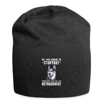 Husky - Jersey-Beanie - Schwarz - Vorne