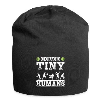 I coach tiny humans tennis coach - Jersey-Beanie - Schwarz - Vorne