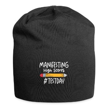 Test Day Manifesting for Students Testing - Jersey Beanie - black - Front