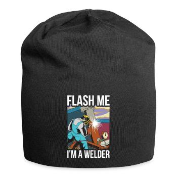 Flash Me im A Welder Welder Cadeau - Bonnet en jersey - noir - Devant