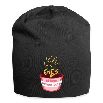 Potato Lover Valentine Quote Hearts Day Valentines - Jersey Beanie - black - Front