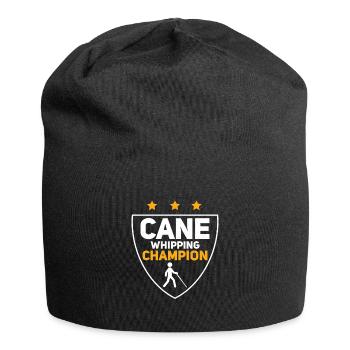 Cane Whipping Champion Blindness Impaired Cane - Jersey Beanie - black - Front