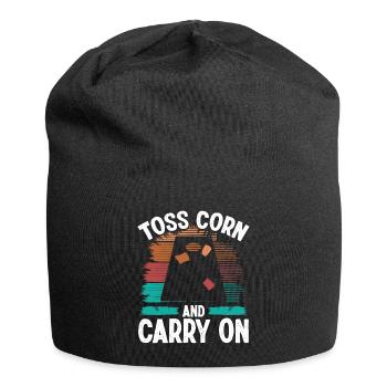 Cornhole Toss Corn and Carry on Cornhole Tosser - Jersey-Beanie - Schwarz - Vorne