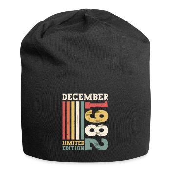 Décembre Né en 1982 Cadeau de 40e anniversaire - Bonnet en jersey - noir - Devant